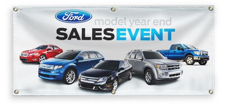 Custom Automotive Banner - Ford Sales Event