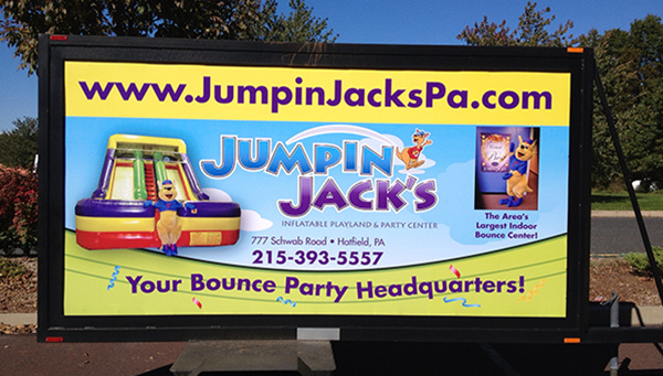 Commercial Business Banner - Jumpin Jack's
