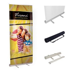 33 by 81 Standard Retractable Banner Stands