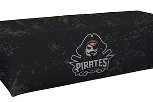 Stretch Table Cover - 8 Feet Wide - 3 Sided