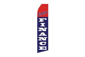 furniture feather flag that says easy finance