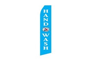 Hand Wash Feather Flag