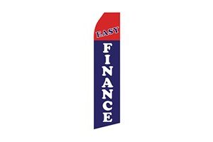 automotive feather flag that says easy finance