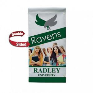 24 Inch Double Sided Pole Banner & Hardware Kit